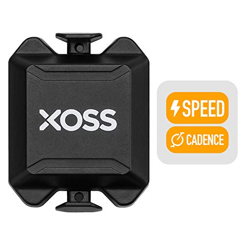 XOSS Cadencia/Velocidad Sensor para la computadora de la Bici teléfono Inteligente Bluetooth/Ant + Modo Dual Ciclismo Bicicleta inalámbrica (Cadencia/Velocidad Sensor)