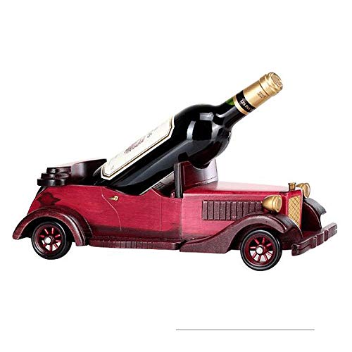 JWIL Estantería de Vino 1 Botellas de Vino del Soporte de exhibición de los Regalos Decor Inicio Alquiler de sobremesa Independiente Rack encimera Diseño Moderno y Minimalista