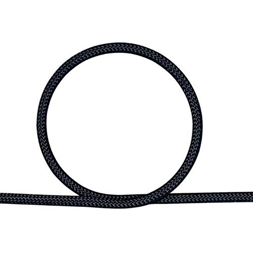 Cuerda Agarrando nudo de la cuerda de nylon de las correas - for hacer a mano, jardinería, correas de carga, de amarre, líneas de pesca, marina, (22 yardas - Negro) (Size : 15m(49ft))