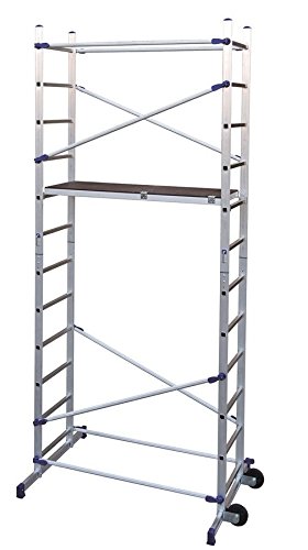 FACAL Clic - andamio (Mobile scaffolding, Aluminio, Aluminio, Azul, Italia, NFE 85-200)