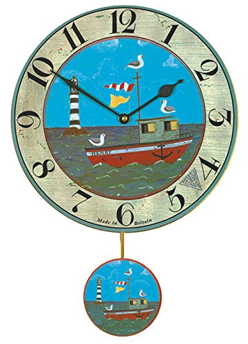 Roger Lascelles WDC/Pend/Henry Relojes de Péndulo Relojes de Pared Clásicos Relojes de Estilo Antiguo Relojes para Niños Relojes Vintage