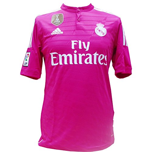adidas WC Real A JSY - Camiseta Unisex, Color Rosa/Blanco, Talla L