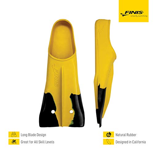 FINIS Adult Z2 - Aletas de natación, tamaño I, color amarillo