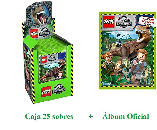 "N/A" Album + Caja (25 Sobres) Lego Jurassic World