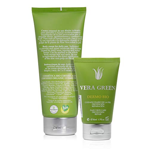 Vera Green Dermo Bio Crema de Aloe Vera Hidratante 100% Ecológica - 50 ml