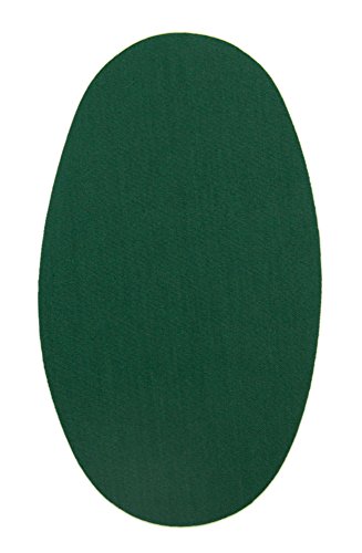 Haberdashery Online 6 Rodilleras Color Verde Jade termoadhesivas de Plancha. Coderas para Proteger tu Ropa y reparación de Pantalones, Chaquetas, Jerseys, Camisas. 16 x 10 cm. RP35