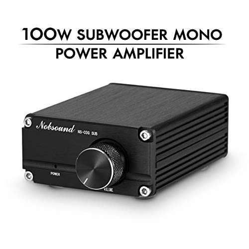 Nobsound - Amplificador de audio digital para subwoofer (100 W)