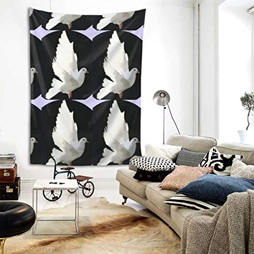 Tapiz Emonye para colgar en la pared, diseño de paloma pacífica por Robin Rice de 152 x 80 pulgadas, decoración del hogar, para dormitorio, sala de estar, dormitorio, apartamento