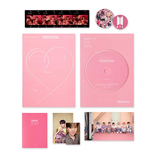 BTS Album - MAP OF SOUL : PERSONA [ 2 Ver. ] CD + Photobook + Mini Book + Photocard + Postcard + Photo Film + FREE GIFT