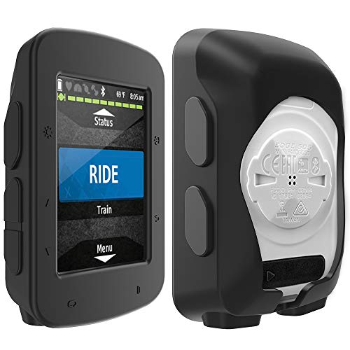 TUSITA Funda para Garmin Edge 520 Plus - Cubierta Protectora de Silicona - Accesorios de computadora para Bicicleta GPS (Negro)