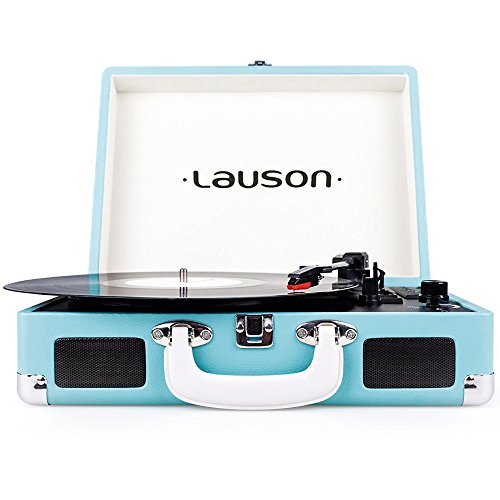 Lauson CL604 Tocadiscos Maletín, Bluetooth, USB, Salida RCA, Función Encoding 3 Velocidades