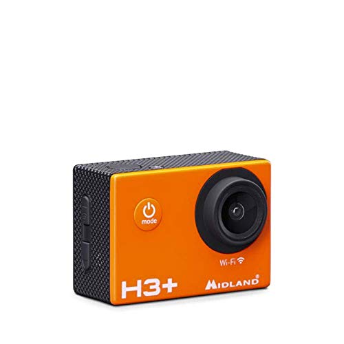 Galiano Cámara de Video Midland H3 + Wi-Fi Action Sports Full HD, Foto de 16MP, batería incluida, estabilizador de Imagen,