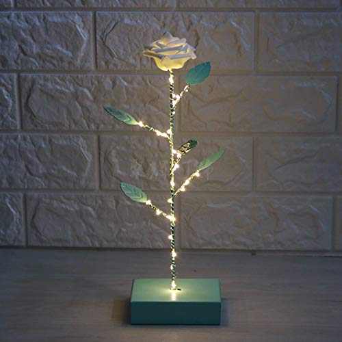 Zhuowei Luces de árbol de Bonsai LED, Pulgadas Flor de Cerezo 48 Bombillas Flor de Cristal Decorativa Iluminación Nocturna, Sala de Estar de la Oficina Dormitorio Centro de Mesa Decoración,2
