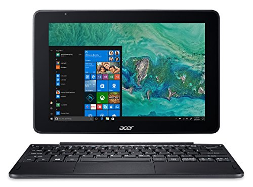 Acer - Ordenador Acer One S1003-17WM. Ordenador tableta de 10,1 pulgadas, x5-Z8350, RAM de 4 GB, eMMC 64 MB, color negro. [Teclado italiano].
