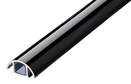Alunovo Mini Aluminium Design Kabelkanal (L x B x H) 1000 x 30 x 15 mm negro (glänzend) I