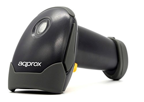 Approx Appls02 - Scanner Codigo De Barras USB, Disparo Manual O Automatico Indicador Led Y Zumbador Laser Visible 650mm