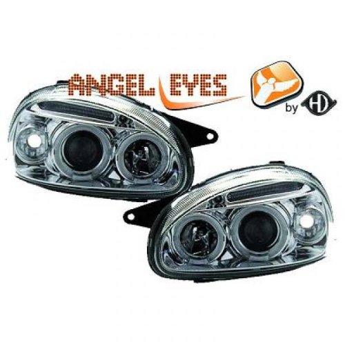 Diseño Juego de faros Angel Eyes Opel Corsa Tipo B BJ 02/93 – 10/00