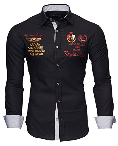 Kayhan Hombre Camisa Monaco Black (XL)