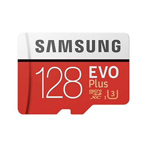 Samsung EVO Plus - Tarjeta de Memoria de 128 GB con Adaptador SD (100 MB/s, U3)