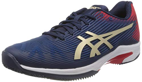 ASICS Solution Speed FF Clay, Zapatillas de Tenis para Hombre, Peacoat Champagne, 42.5 EU