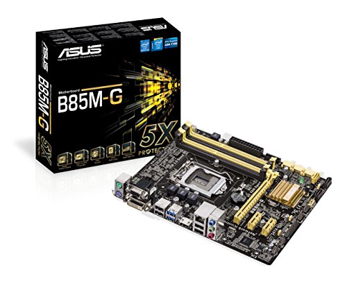 ASUS B85M-G - Placa Base (Intel B85 Express, DDR3, S-ATA 600, Micro ATX, PCI Express 3.0 x 16, USB 3.0, HDMI, Red iControl, CrashFree BIOS 3, Socket 1150)