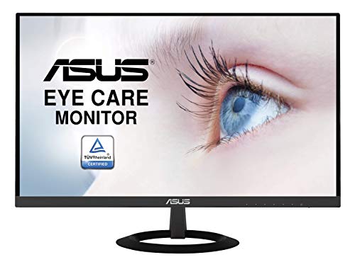 ASUS VZ279HE - Monitor Eye Care de 27" Full HD (68.6 cm, IPS, diseño Ultrafino sin Marco, antiparpadeo, Filtro de luz Azul), Negro
