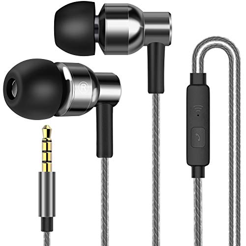 Autkors Auriculares In Ear, Auriculares con Cable y Micrófono Alta Definición Aislamiento de Ruido para Huawei, Samsung, iPhone 6/6s y los Dispositivos de Auriculares de 3,5 mm