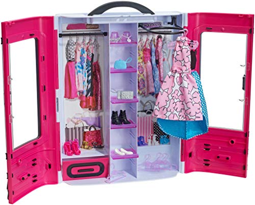 Barbie Fashionista Armario Fashion, accesorios de muñecas, regalo para niñas y niños 3-9 años (Mattel DMT57)