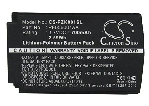Batería inalámbrica para auriculares Parrot ZIK compatible con Parrot PF056001AA (700 mAh/2,59 Wh, 3,70 V, Li-Polymer, Cameron Sino)