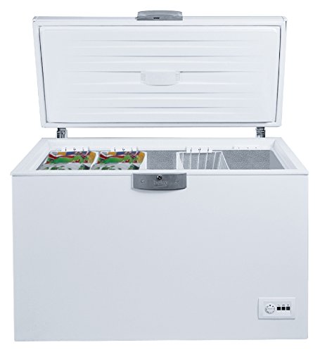 Beko HSA 47520 - Congelador horizontal, capacidad bruta 467 l, 72,5 x 155,5 x 86 cm, clase de eficiencia energética A+, color blanco