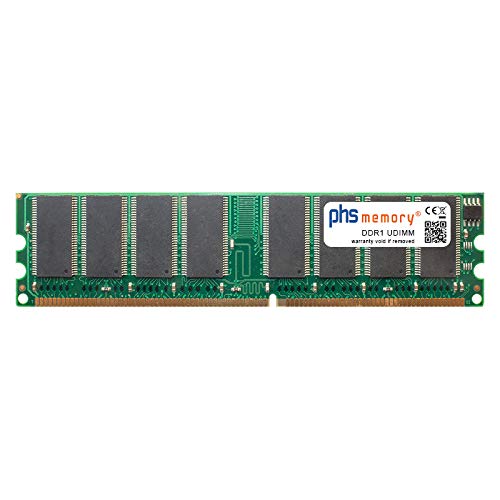 PHS-memory 1GB RAM módulo para ASRock P4VM800 DDR1 UDIMM 400MHz PC3200U