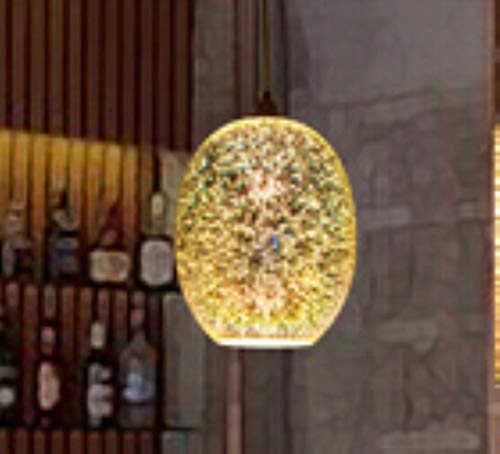 WXG Chandelier Espejo Bola de Cristal Fuegos Artificiales Pantalla ático Restaurante araña de Cristal, C 22 DX 27 H