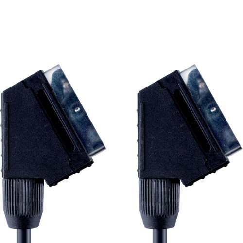 Bandridge SCART Audio Video Cable, 2.0m cable EUROCONECTOR 2 m SCART (21-pin) Negro - Cables EUROCONECTORES (2.0m, 2 m, SCART (21-pin), SCART (21-pin), Negro, Male connector/Male connector)