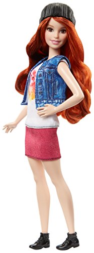 Barbie - Fashionista, muñeca Cool con Camiseta de Gatitos (DVX69)