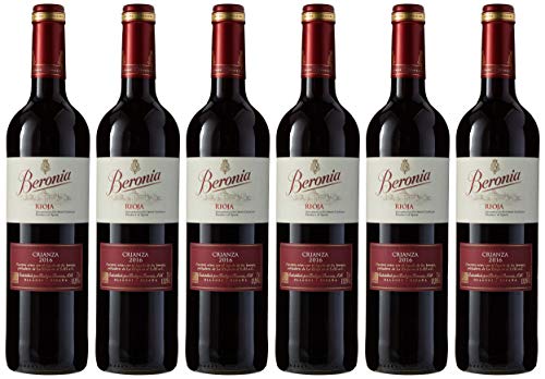 Beronia Crianza Vino D.O.Ca. Rioja - 6 Botellas de 750 ml - Total: 4500 ml
