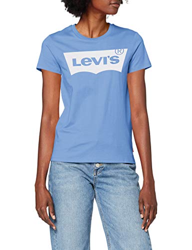 Levi's The tee Camiseta de Manga Corta, Azul (BRW T2 Marina 0793), Small para Mujer