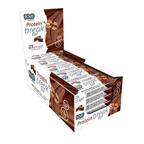 NOVO Protein Break Bar Chocolate, 25 x 21.5 gr.