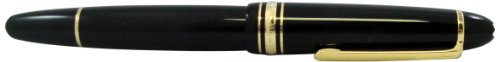162 de Montblanc Meisterstuck Le Grand Bolígrafo de punta redonda, color negro (11402)