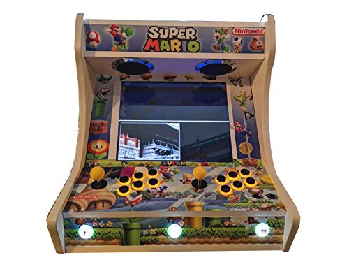 Arcade BARTOP VIDEOCONSOLA Retro máquina recreativa -Tamaño Real- Diseño- Super Mario Bros