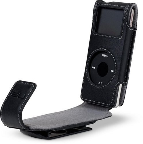 Belkin Flip Case for iPod nano, Black Negro Cuero - Fundas para mp3/mp4 (Black, Negro, iPod nano, Cuero)
