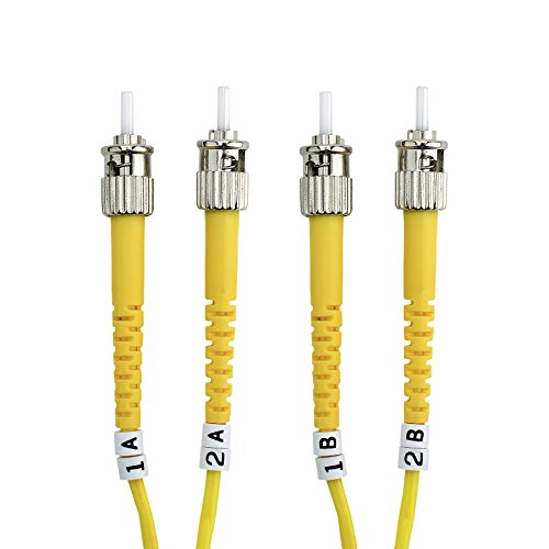 Belkin Single Mode ST/ST Duplex Cable 3m cable de fibra optica Amarillo - Cable de fibra óptica (3 m, Amarillo)