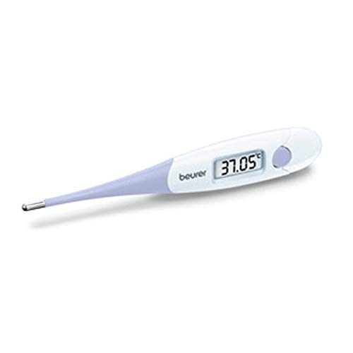 Beurer OT-20 - Termómetro ba sal digital para el test de ovulación, color blanco/lila