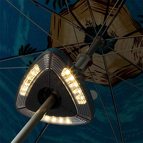 BigBuy Outdoor Lampara LED para Sombrilla Ambiance. V0201384, Adultos Unisex, Multicolor, Unico