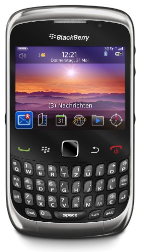Blackberry Curve 3G 9300 QWERTZ - Smartphone libre (cámara 3 MP, 256 MB de capacidad) color negro [importado de Alemania]