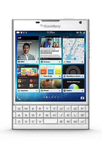 BlackBerry Passport 11,4 cm (4.5") 3 GB 32 GB SIM única 4G Blanco 3450 mAh - Smartphone (11,4 cm (4.5"), 3 GB, 32 GB, 13 MP, BlackBerry OS 10, Blanco)