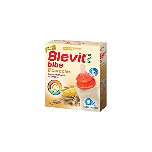 Blevit Plus Bibe 8 Cereales para Bebé - Pack de 2 x 300 g
