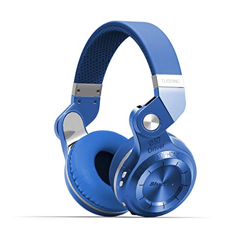 Bluedio Turbine 2 Shooting Brake T2SLCA001 -  Auriculares inalámbricos Bluetooth con micrófono plegable, color azul
