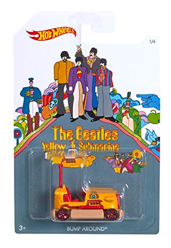 BUMP AROUND 2016 Hot Wheels THE BEATLES 50th Anniversary YELLOW SUBMARINE 1:64 Scale Collectible Die Cast Metal Toy Car Model 1/6 by Hot Wheels