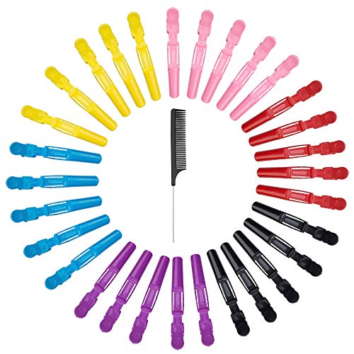 Clips Pelo Para Chica Mujer,30 Piezas Pinzas Pelo Plástico Profesionales Multicolor Para Cortar El Cabello Pasadores Pelo Para Peinado