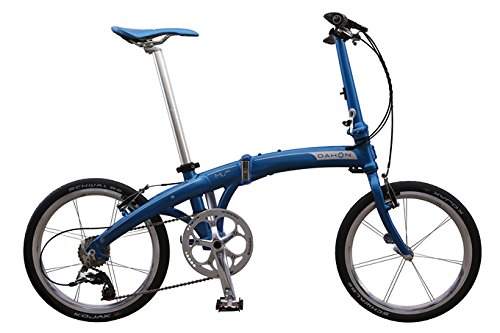 Dahon Mu Ex-Bicicleta Plegable 10 V, Color Azul